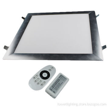 2,800-3,500K warm white 18W 600X600mm LED panel light, dimmable